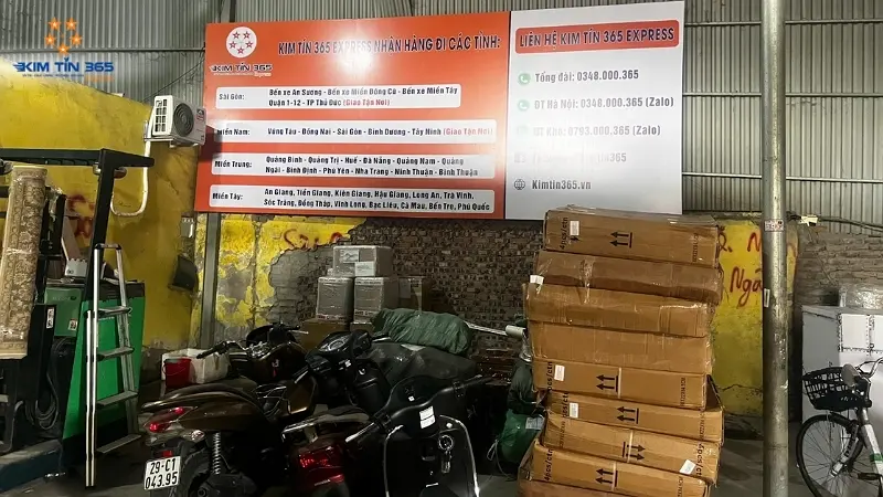 Khâu tư vấn và tiếp nhận gửi hàng tại Kim Tín 365