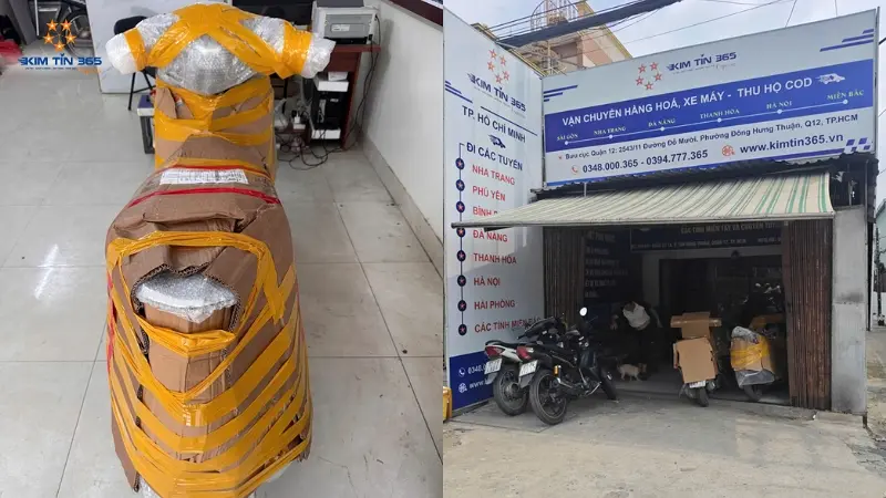Gửi xe máy Hà Nội Sài Gòn