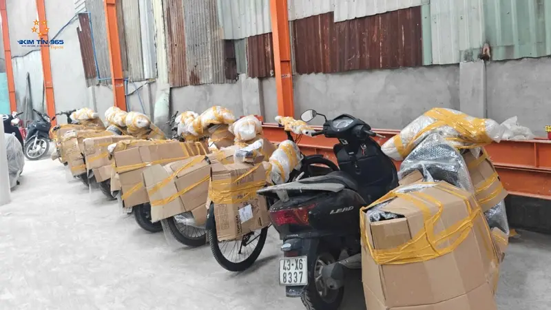 Hình thức gửi xe máy từ Hà Nội phổ biến