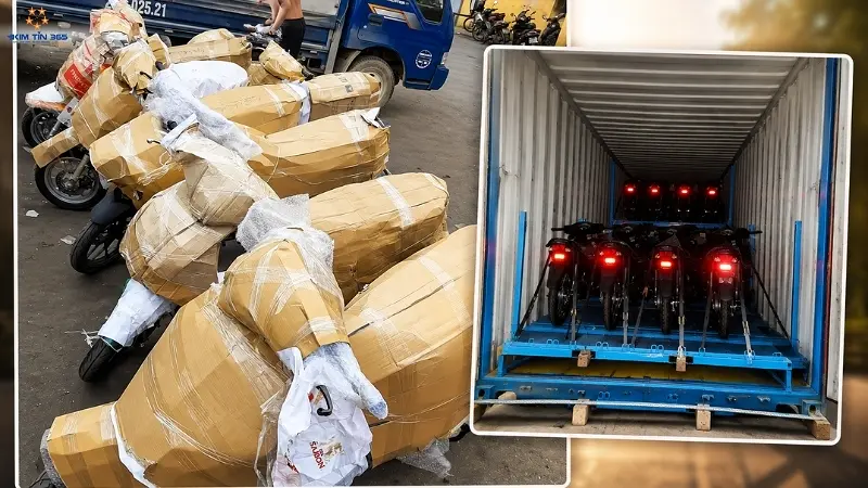 Quy trình gửi xe máy từ Đà Nẵng vào Sài Gòn chuyên nghiệp